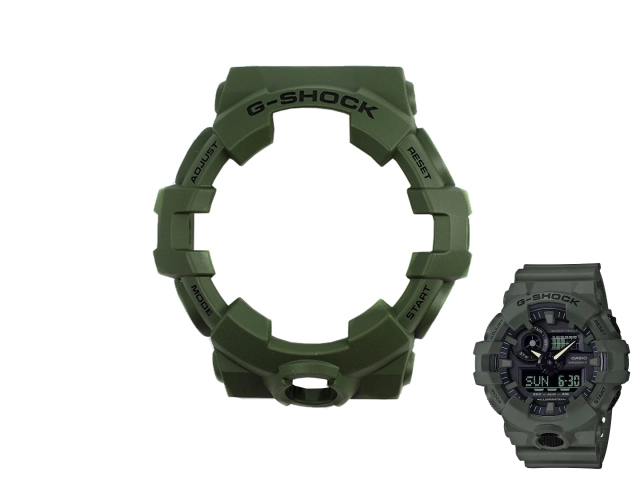 Oryginalny bezel Casio G-Shock GA-700UC-3 zielony oliwkowy